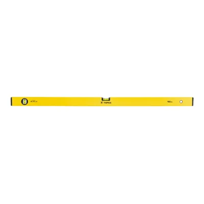TOPEX Vízmérték 100cm, 2 libella, aluminium, ±1mm/m mérőeszköz
