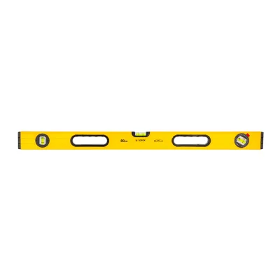 TOPEX Vízmérték 80cm, 3 libella, 2 markolat, aluminium, ±0.5mm/m mérőeszköz