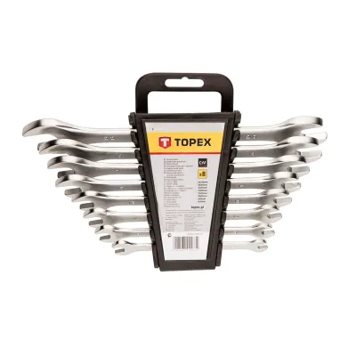 TOPEX Villáskulcs készlet 6-22mm 8db, CRV