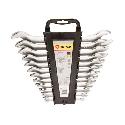 TOPEX Villáskulcs készlet 6-32mm, 12db, CRV