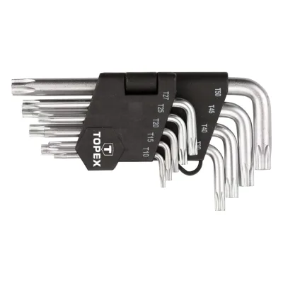 TOPEX Torxkulcs készlet T10-T50, 9db