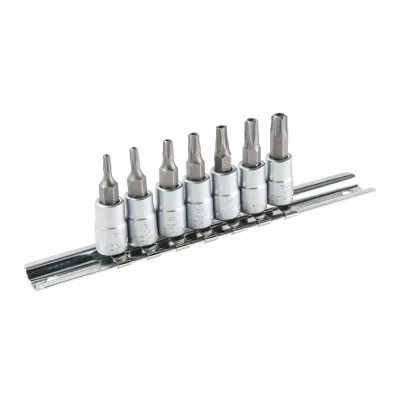 TOPEX Torxbitkészlet 7db, T10-39 kulcs
