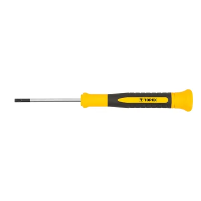 TOPEX Műszerész, precíziós csavarhúzó, lapos, 3.0x50mm csavarhúzók és bitfej