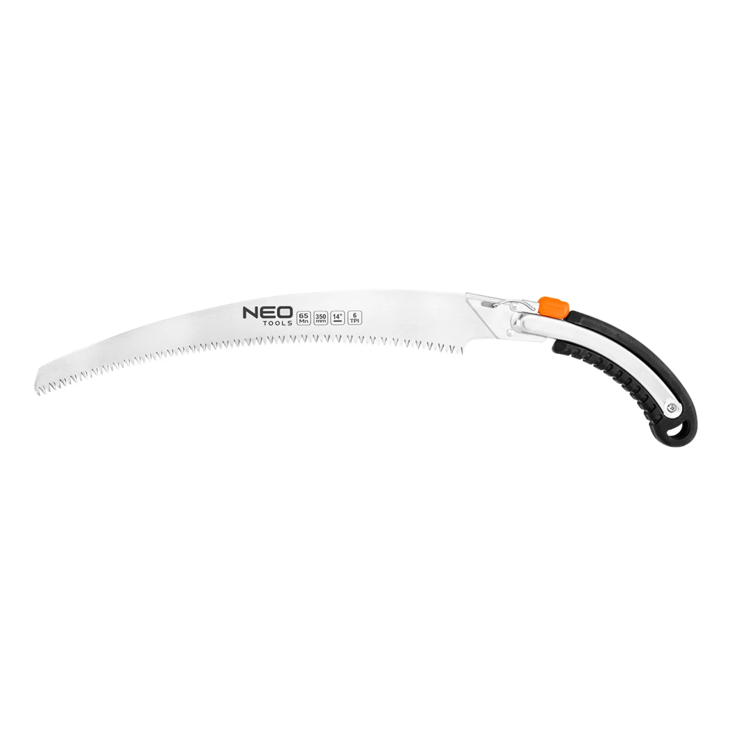 NEO Ágvágó fűrész, fűrészlap 355mm(14"), 6 TPI, övre csatolható védőtokkal