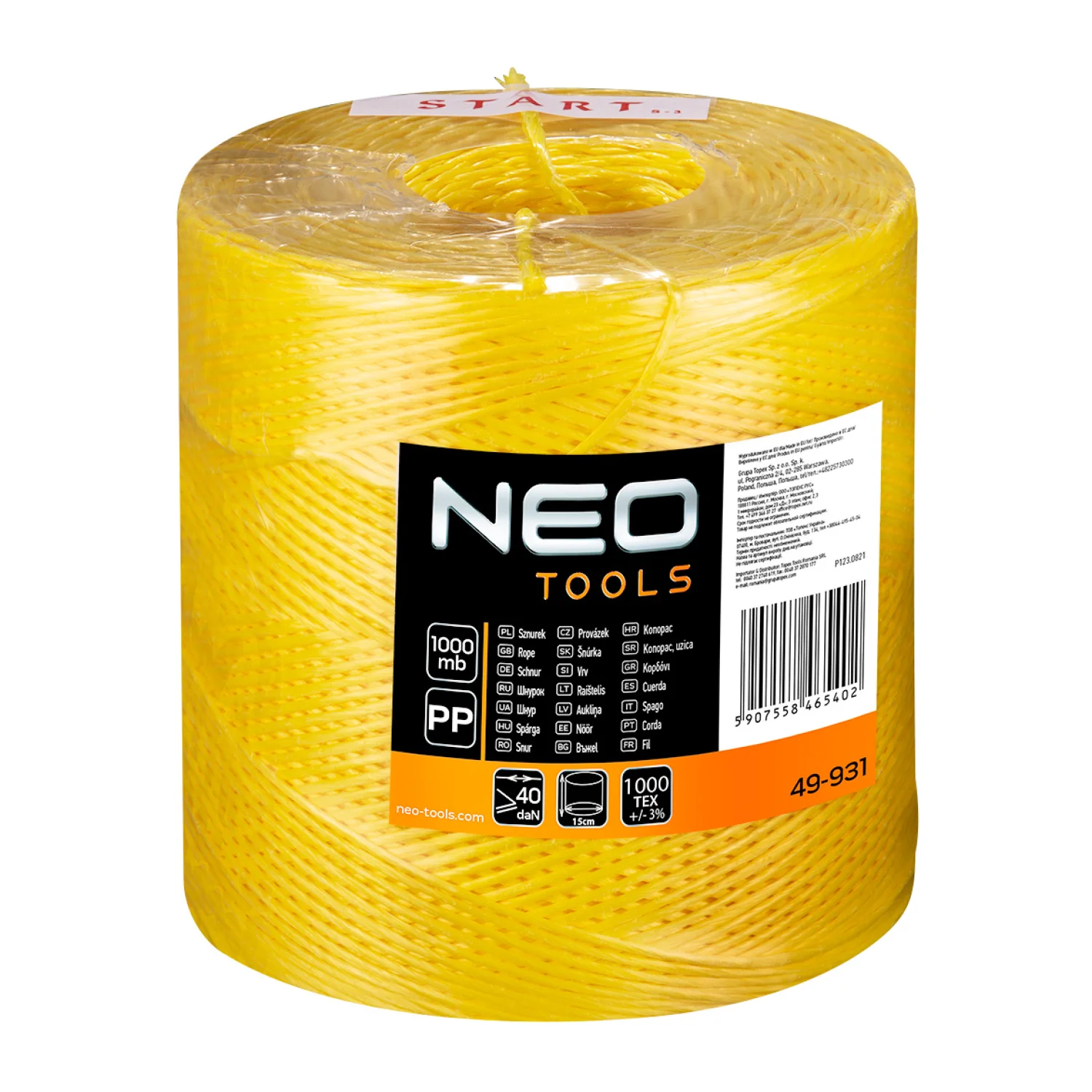 NEO Polipropilén, PP zsinor 1000m