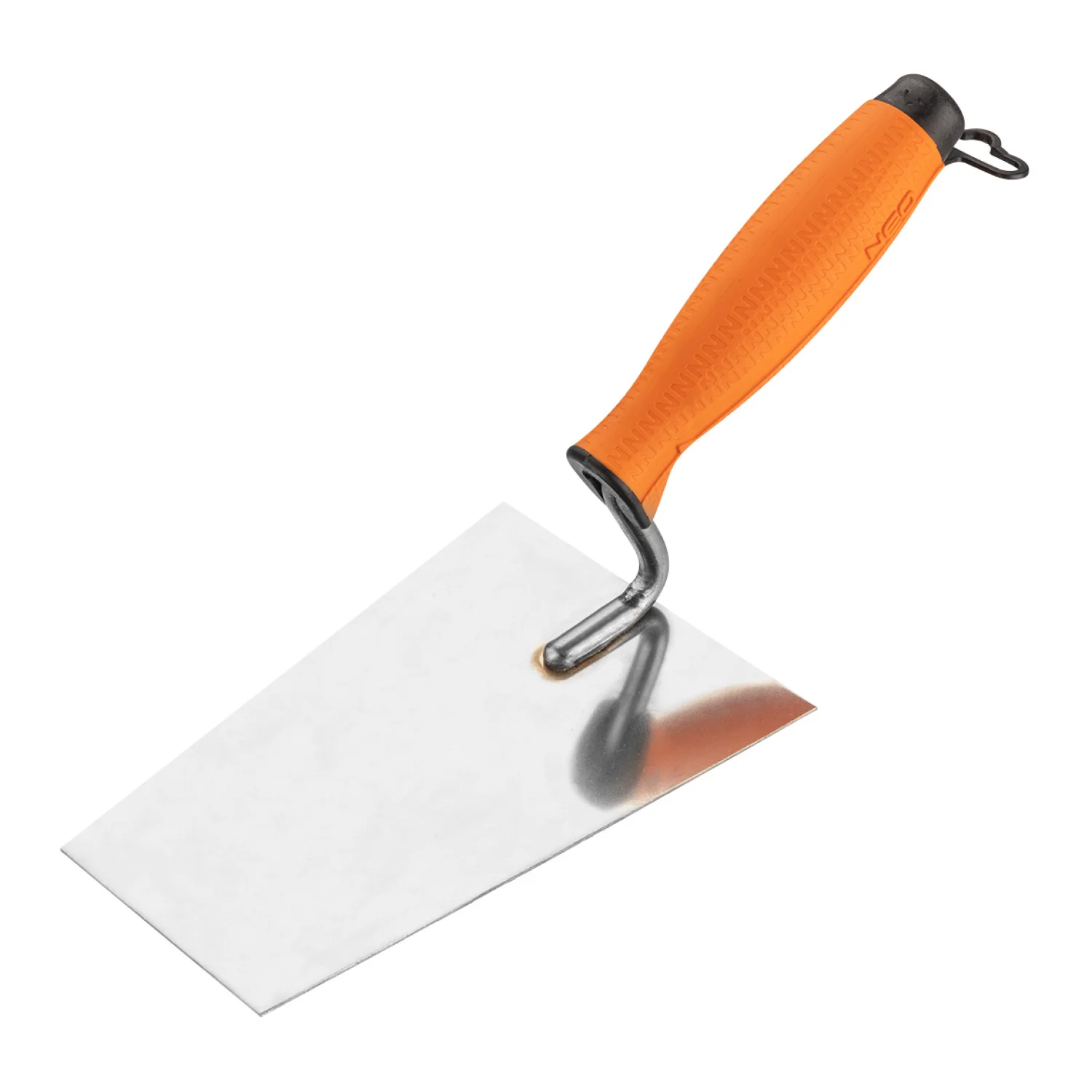 NEO Kőműves kanál szögletes, berni, 160mm, kétkomponensű markolat