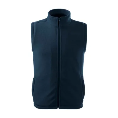 Rock Safety Unisex polár mellény, tengerészkék, 280 g/m²