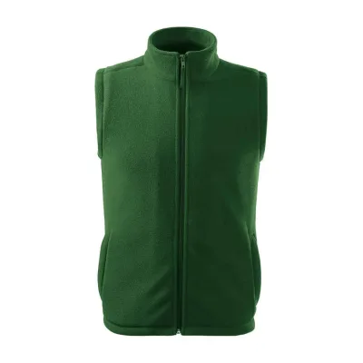 Rock Safety Unisex polár mellény, üvegzöld, 280 g/m²