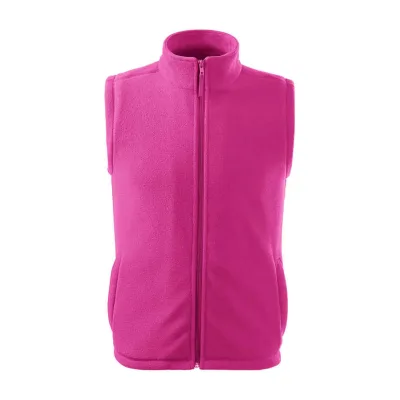 Rock Safety Unisex polár mellény, fukszia, 280 g/m²