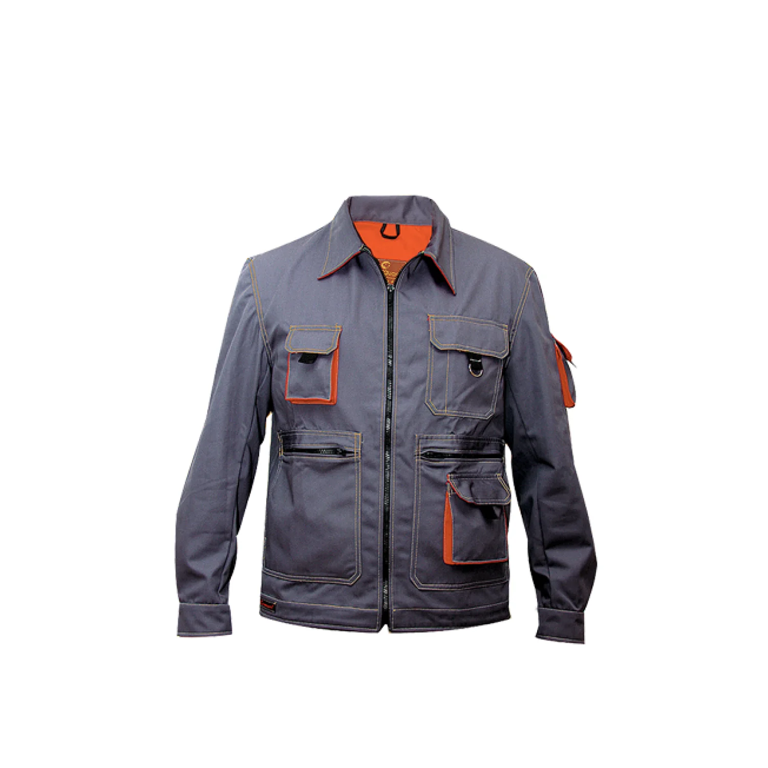 Lacuna Jacket BOND grey with orange details