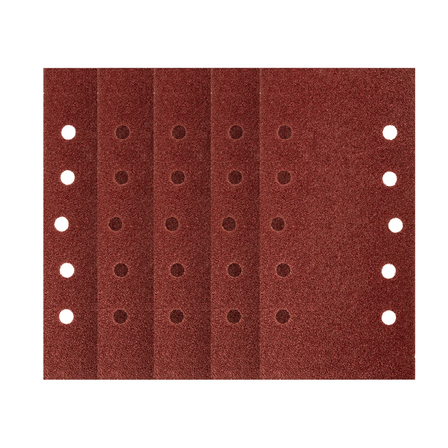 NEO Csiszolópapír tépőzáras 115x230mm, K60, lyukas, 5db