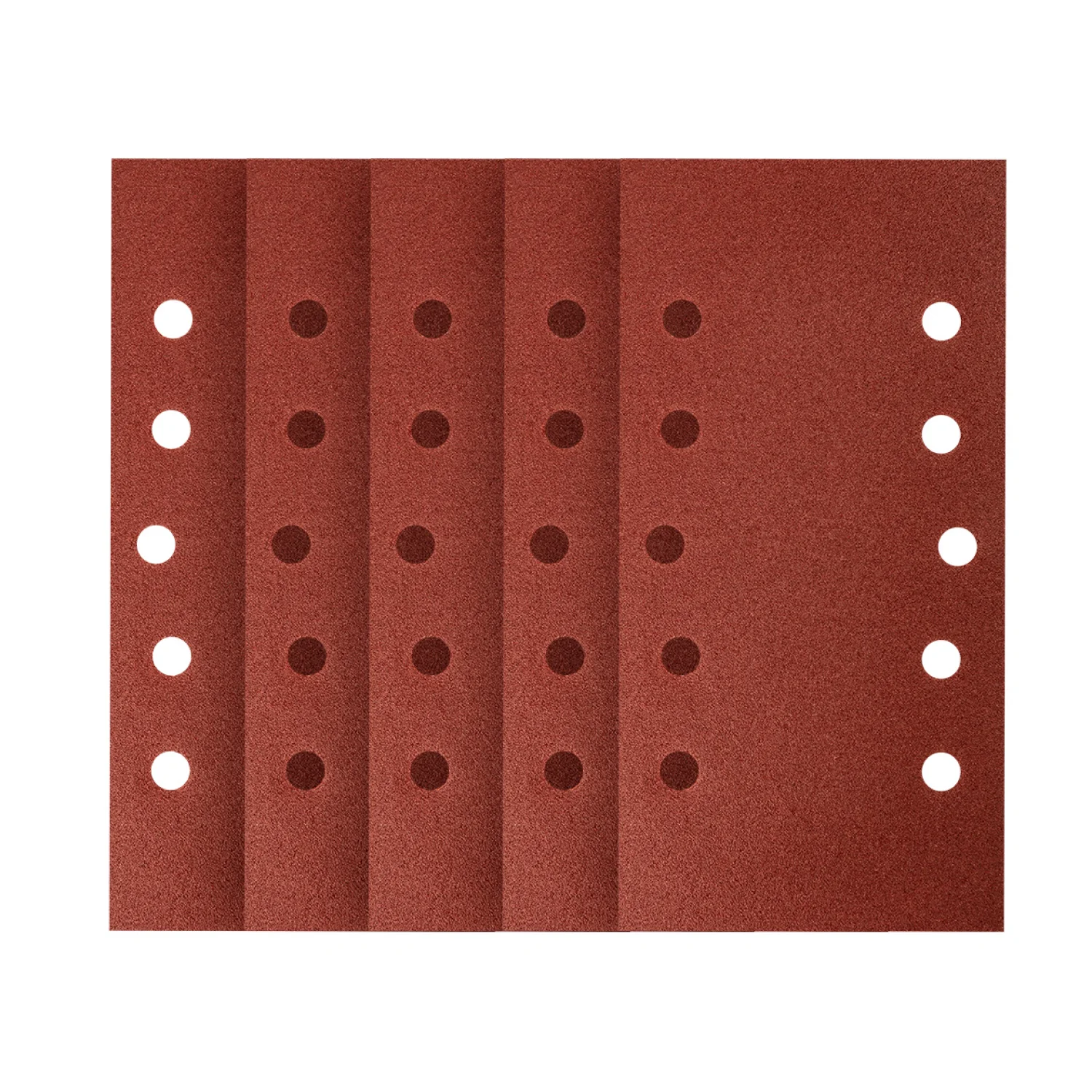 NEO Csiszolópapír tépőzáras 115x230mm, K120, lyukas, 5db