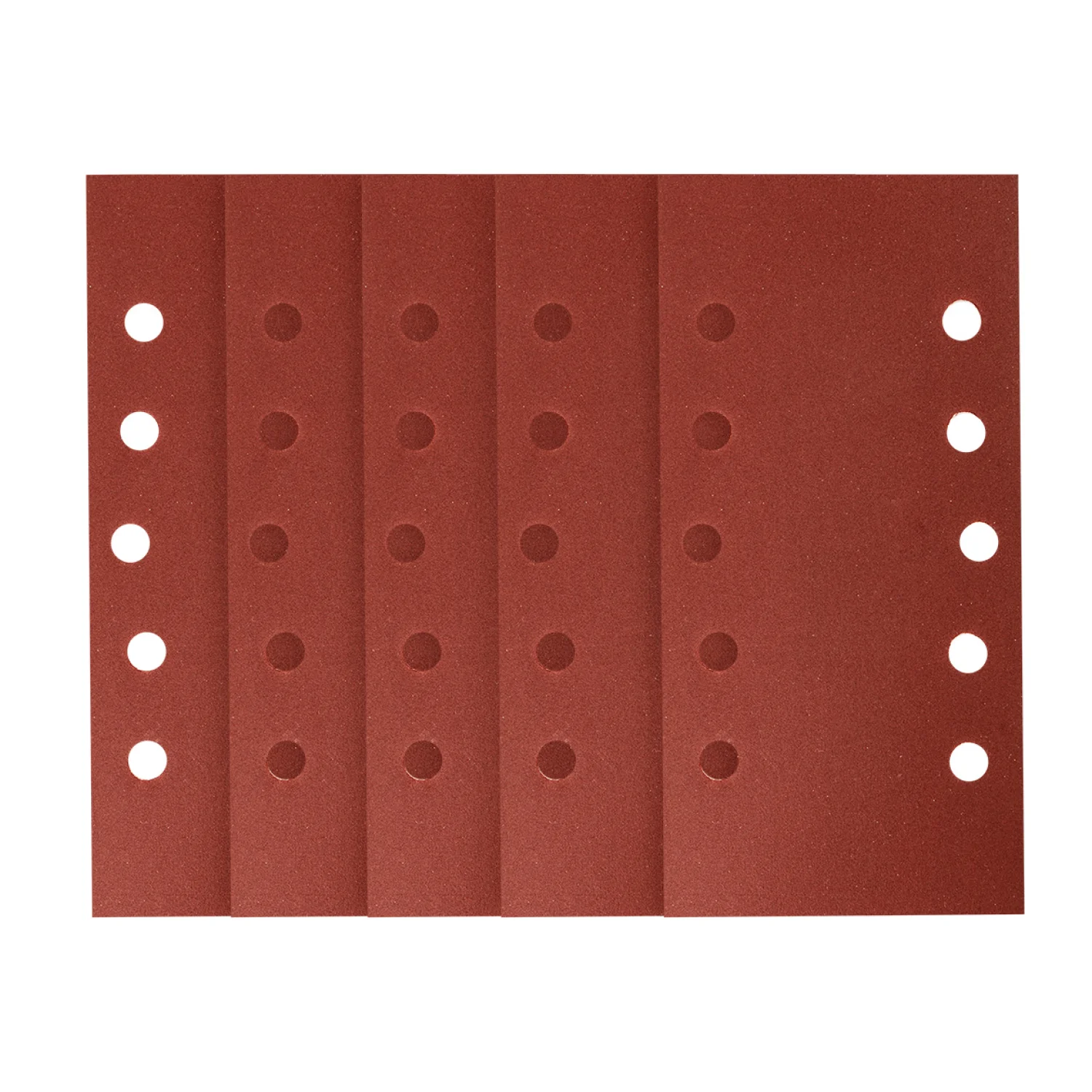 NEO Csiszolópapír tépőzáras 115x230mm, K240, lyukas, 5db