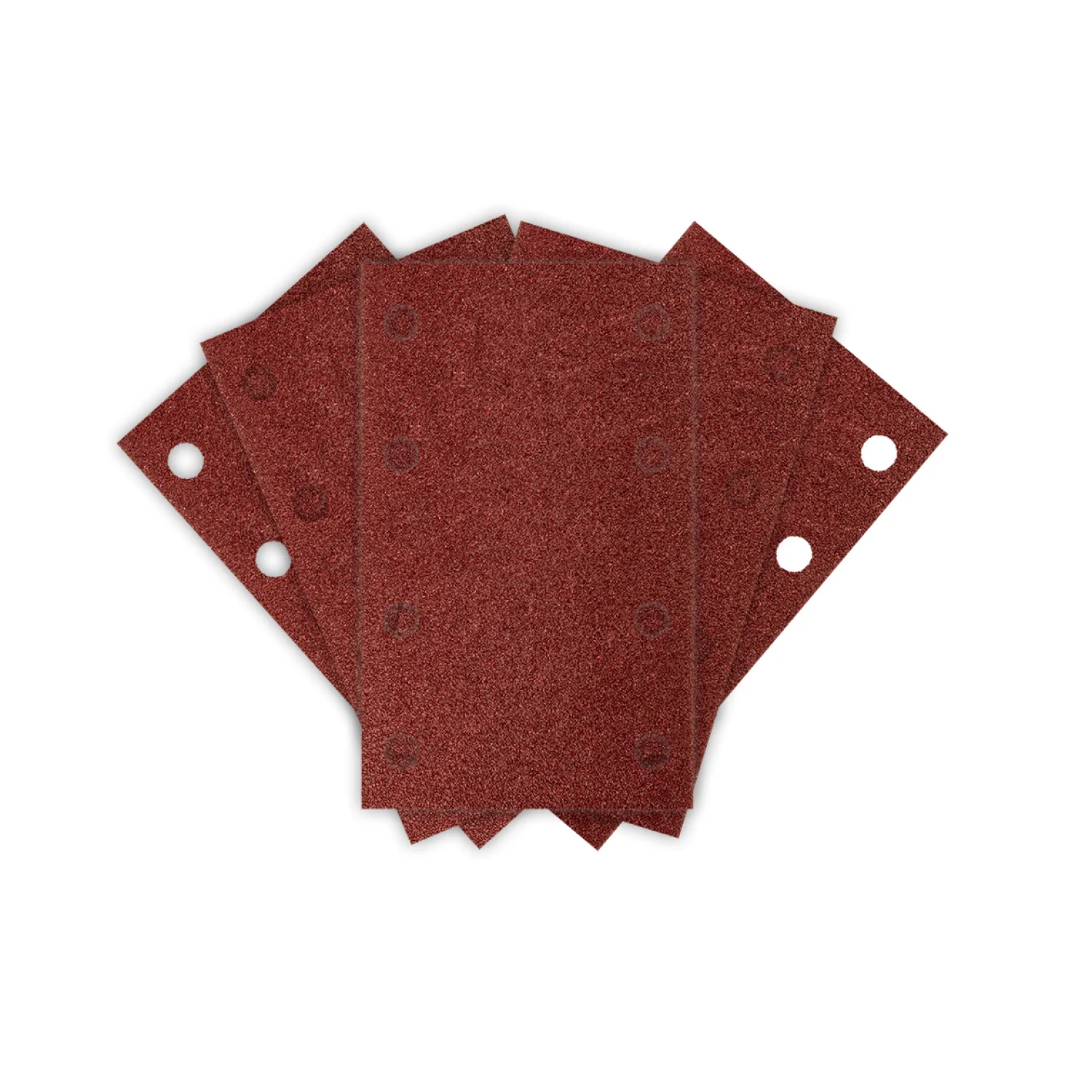 NEO Csiszolópapír, tépőzáras, 80x130mm, P80, 8 lyukas, 04-623-hoz, 5db