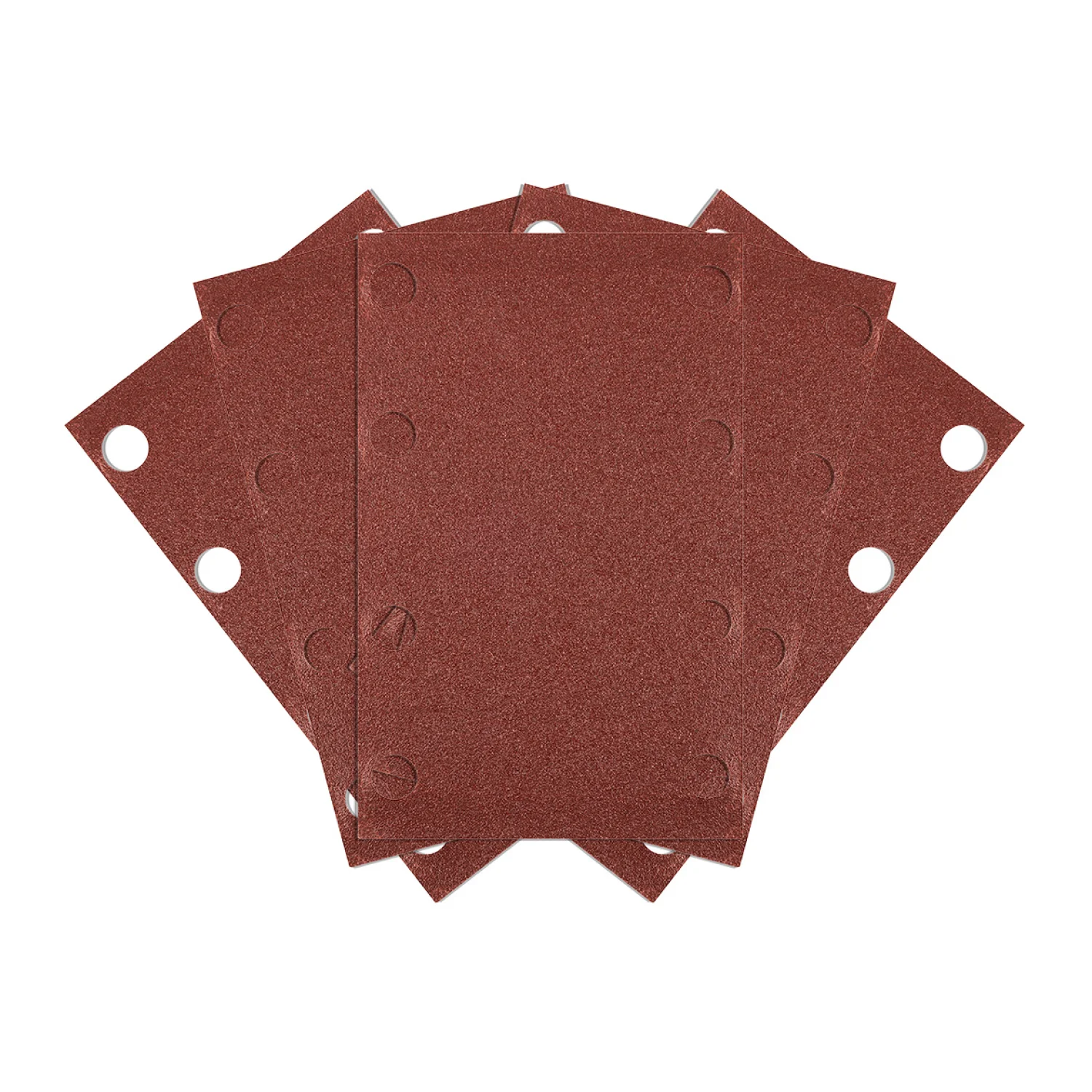 NEO Csiszolópapír, tépőzáras, 80x130mm, P120, 8 lyukas, 5db/cs (04-623-hoz)