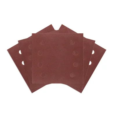 NEO Csiszolópapír, tépőzáras, 113x113mm, P240, 8 lyukas, 5db/cs (04-623-hoz) csiszolólapok és -szalag