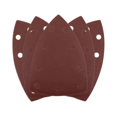 NEO Csiszolópapír, tépőzáras, deltacsiszolóhoz,100x147mm, P240, 9 lyukas, 5db/cs (04-623-hoz) csiszolólapok és -szalag