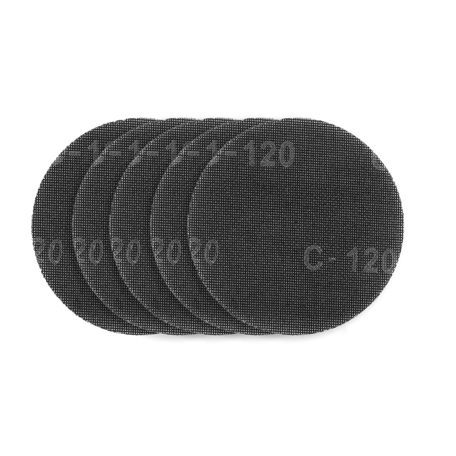 GRAPHITE Csiszolókorong tépőzáras rácsos 180mm, K120, 59G263-hoz, 5db