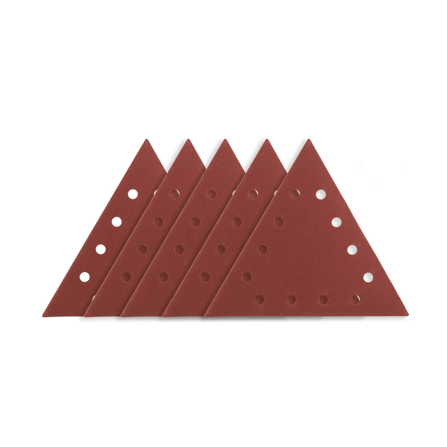 GRAPHITE Csiszolópapír tépőzáras háromszög K180, 12 lyukas, 59G264 csiszológéphez, 5db