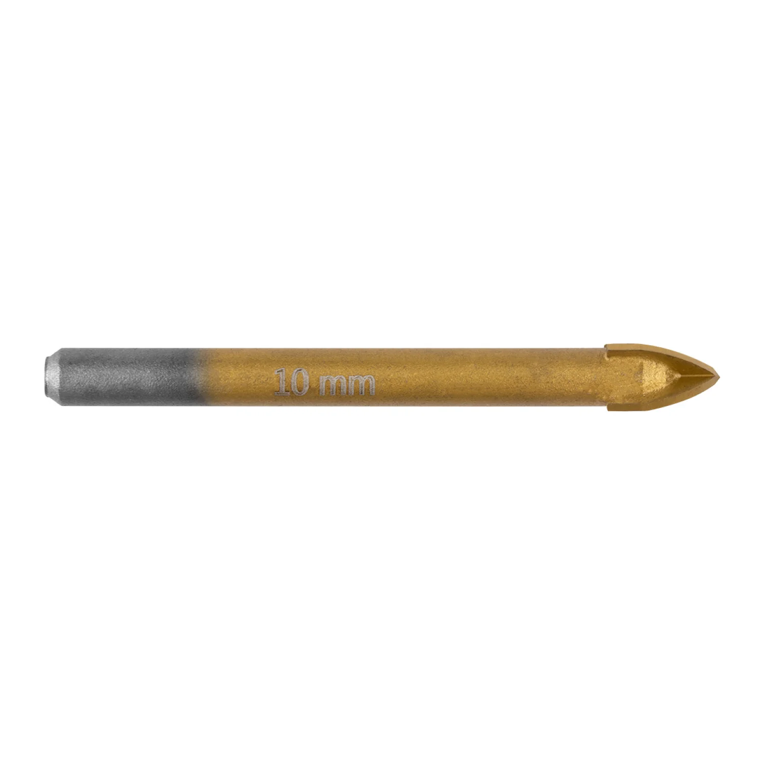 GRAPHITE Univerzális, 4 élű üvegfúró, fa, műanyag, fém kőzetanyagok fúrásához, Titánium bevonat, 10mm