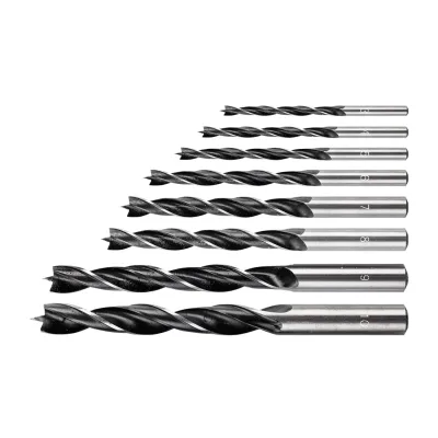GRAPHITE Fafúró készlet, 3-10mm, 8db fúrószár