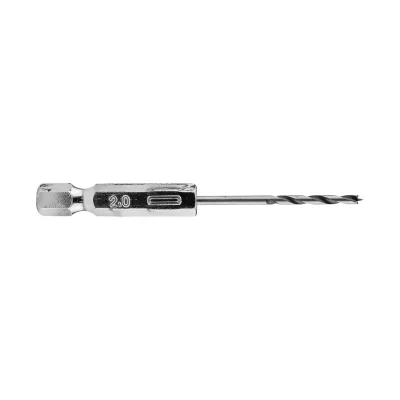 GRAPHITE Fafúró, 1/4" hatszög szárral, 2mm, min. rendelés: 3db fúrószár