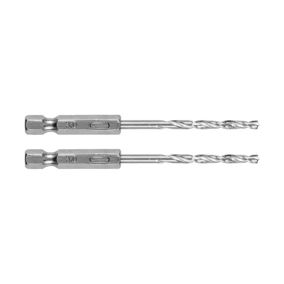GRAPHITE Csigafúró, 1/4" hatszög szárral, HSS DIN338, 3mm, 2db, min. rendelés: 5cs fúrószár