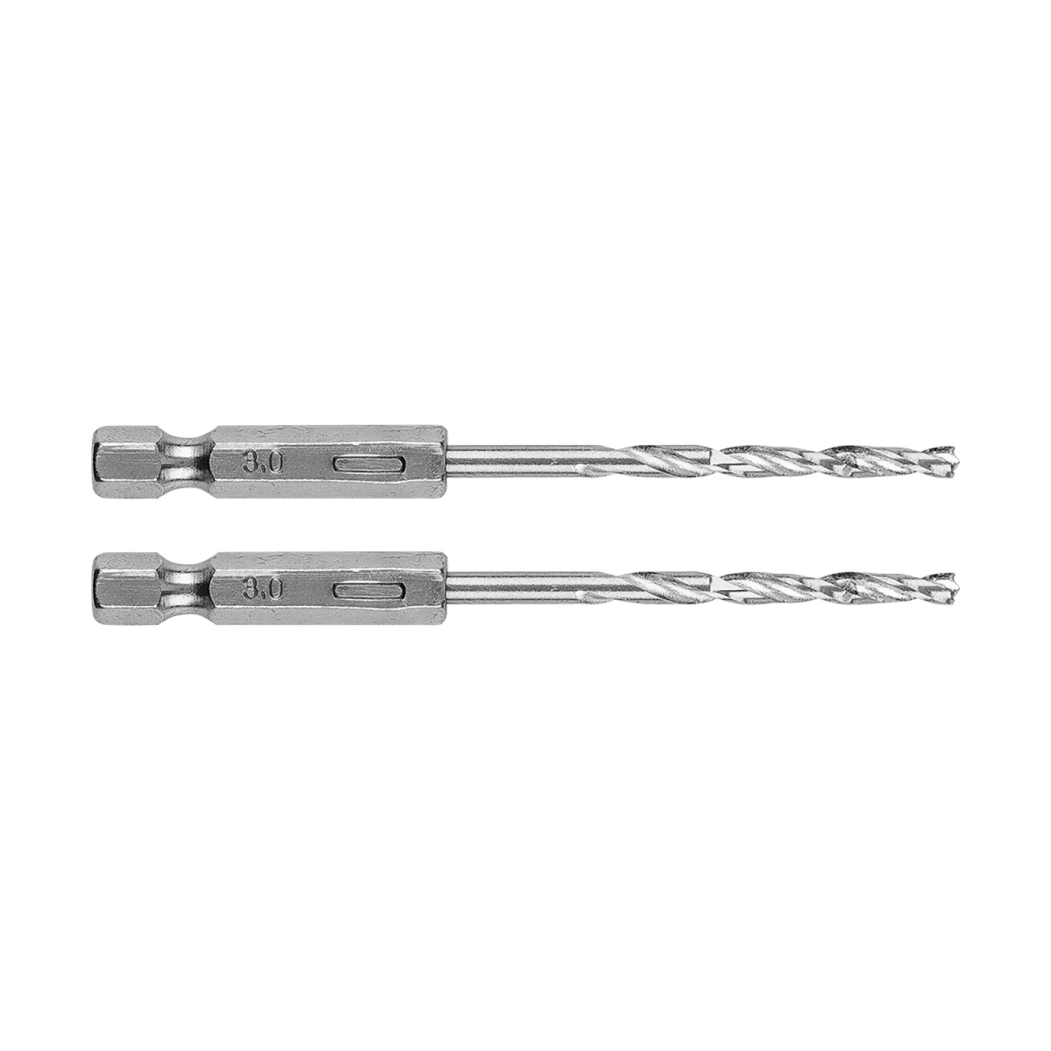 GRAPHITE Csigafúró, 1/4" hatszög szárral, HSS DIN338, 3mm, 2db, min. rendelés: 5cs