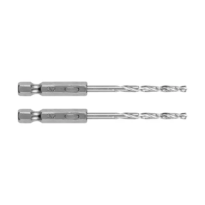GRAPHITE Csigafúró, 1/4" hatszög szárral, HSS DIN338, 3.2mm, 2db, min. rendelés: 5cs fúrószár
