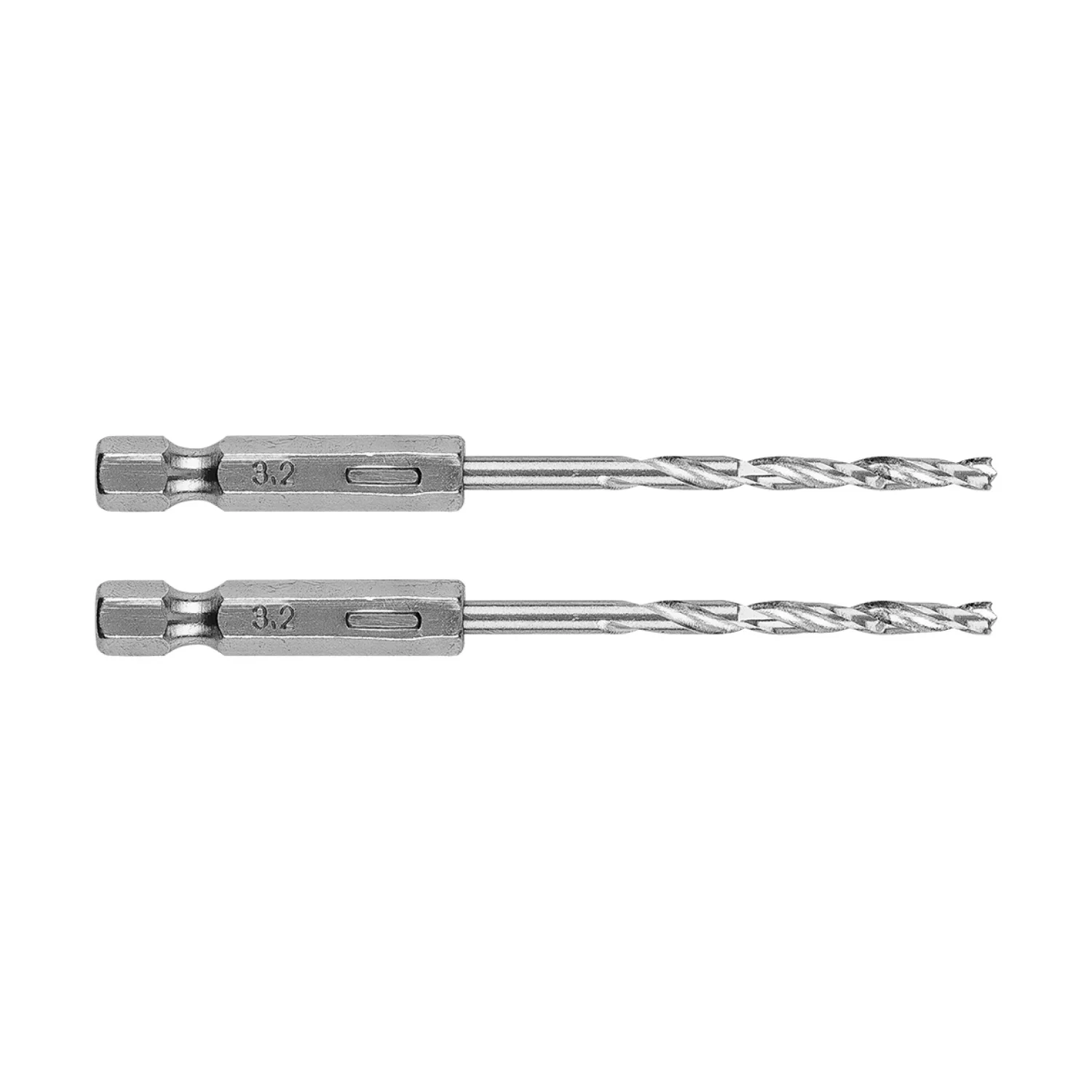 GRAPHITE Csigafúró, 1/4" hatszög szárral, HSS DIN338, 3.2mm, 2db, min. rendelés: 5cs