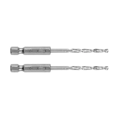 GRAPHITE Csigafúró, 1/4" hatszög szárral, HSS DIN338, 3.5mm, 2db, min. rendelés: 5cs fúrószár