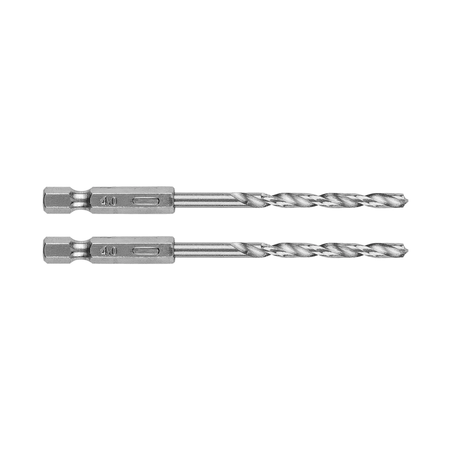 GRAPHITE Csigafúró, 1/4" hatszög szárral, HSS DIN338, 4mm, 2db, min. rendelés: 5cs