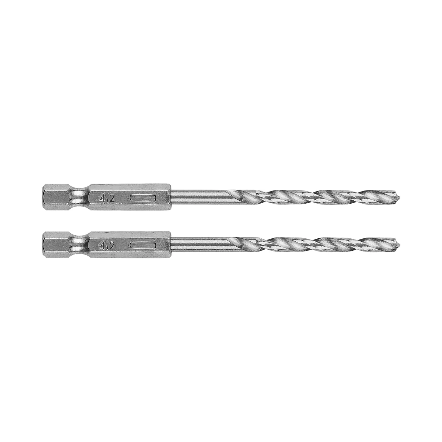 GRAPHITE Csigafúró, 1/4" hatszög szárral, HSS DIN338, 4.2mm, 2db, min. rendelés: 5cs