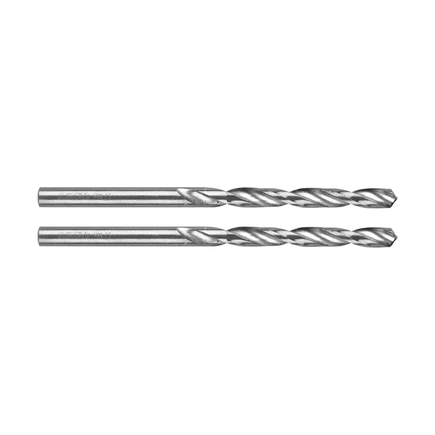 GRAPHITE Csigafúró, HSS DIN338, 4.5mm, 2db, min. rendelés: 5cs