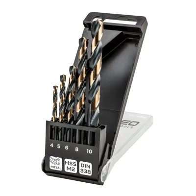 NEO HSS-CNC csigafúró készlet, 124°, Pro-Tec, 4-10mm, 5db fúrószár