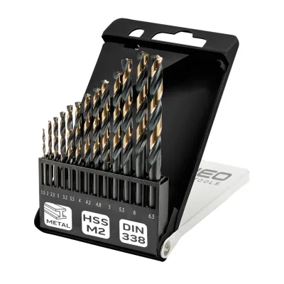 NEO HSS-CNC csigafúró készlet, 124°, Pro-Tec, 1.5-6.5mm, 13db fúrószár