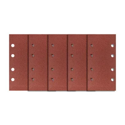 NEO Csiszolópapír tépőzáras 93x185mm, K180, lyukas, 5db, min. rendelés: 5cs csiszolólapok és -szalag