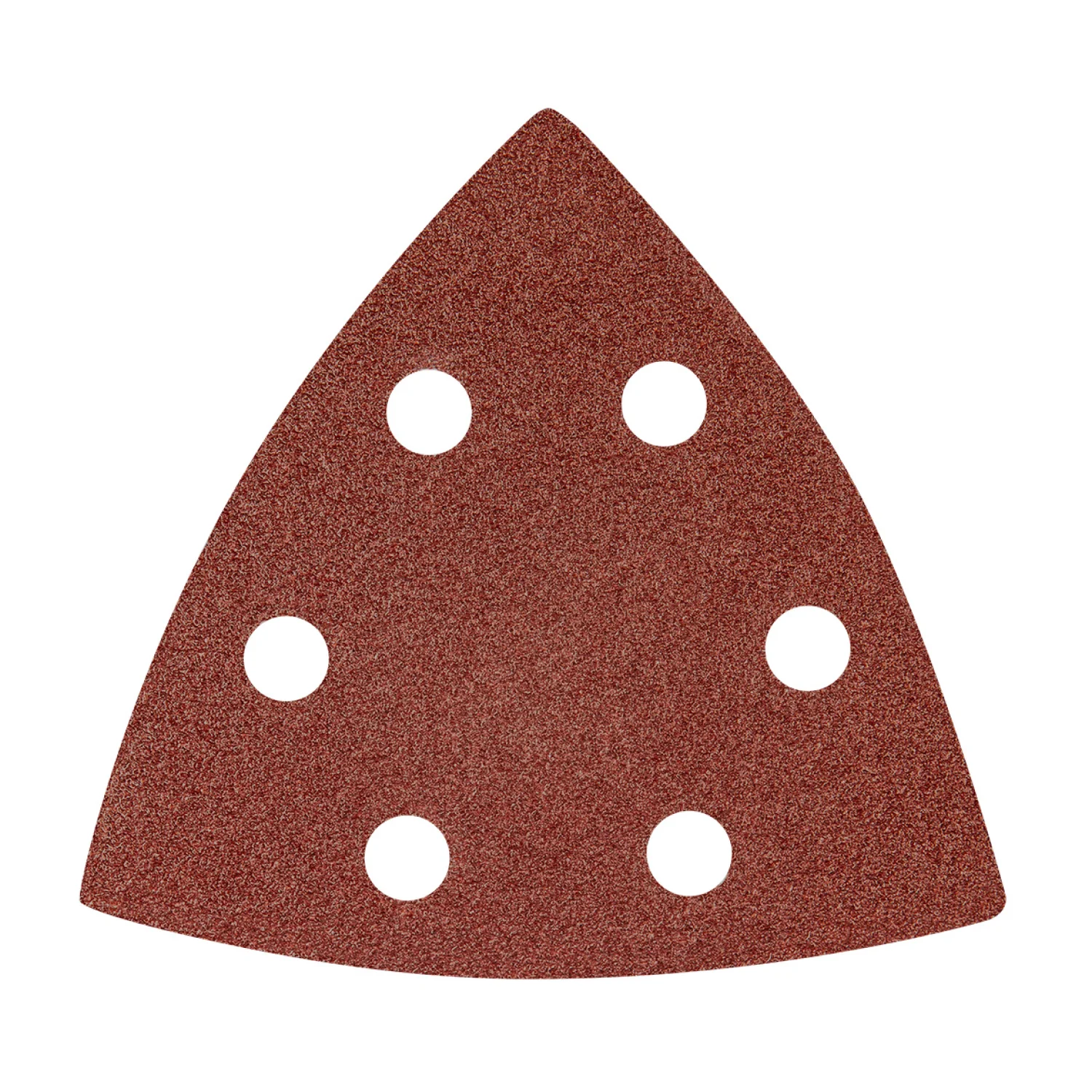NEO Csiszolópapír tépőzáras delta 93x93mm, K80, lyukas, 5db, min. rendelés: 5cs