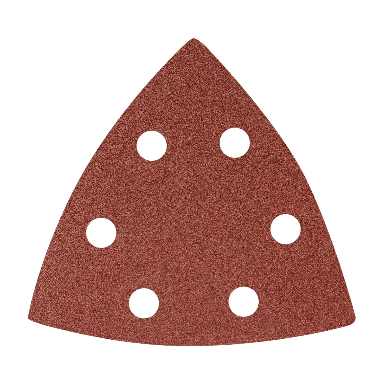 NEO Csiszolópapír tépőzáras delta 93x93mm, K100, lyukas, 5db, min. rendelés: 5cs