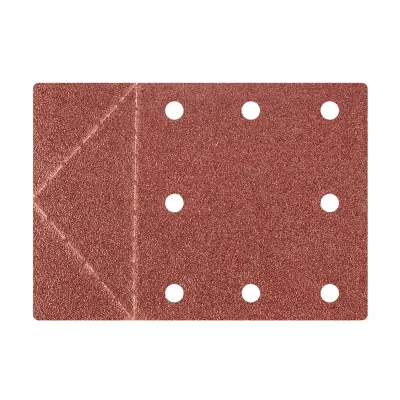 NEO Csiszolópapír tépőzáras 115x160mm, K60, lyukas, 3db, min. rendelés: 5cs csiszolólapok és -szalag