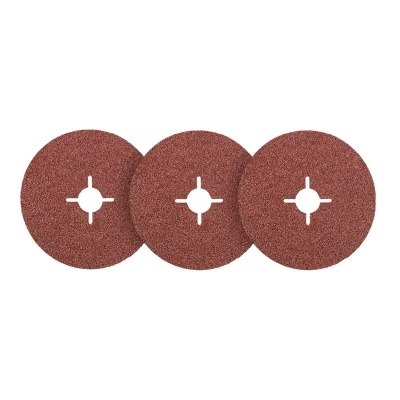 NEO Csiszolókorong fíber 125mm, K80, 3db, min. rendelés: 3cs csiszolólapok és -szalag