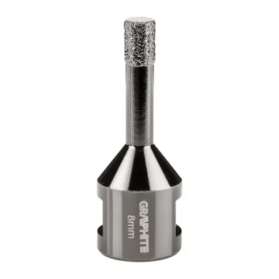 GRAPHITE Körkivágó gyémántos 8mm, M14 fúrószár