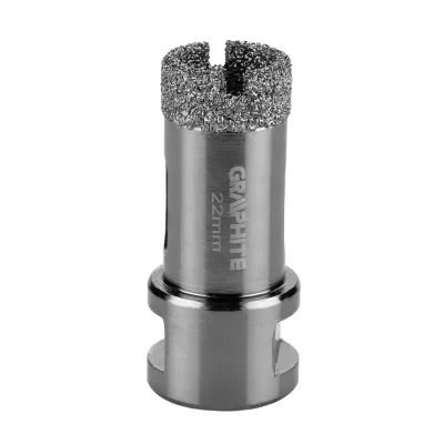 GRAPHITE Körkivágó gyémántos 22mm, M14 fúrószár