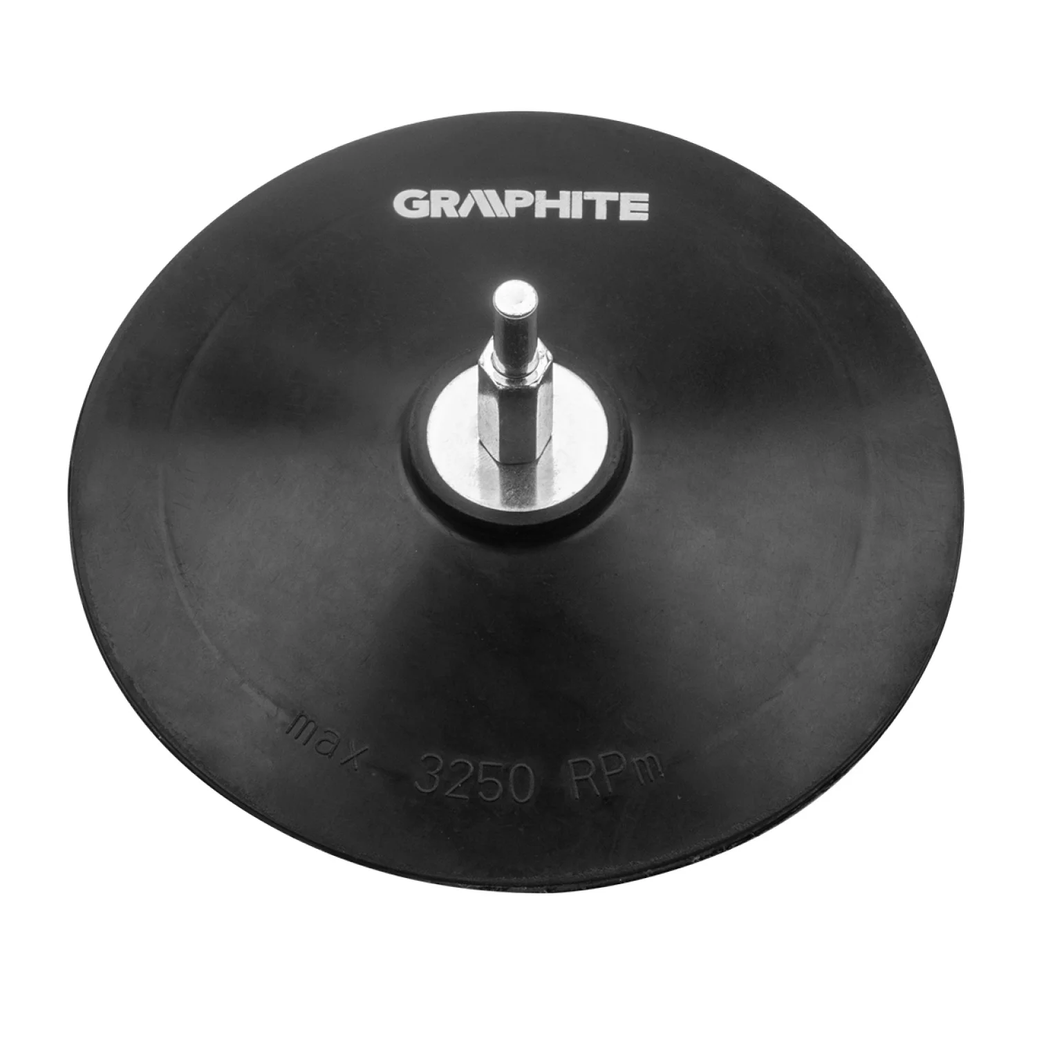 GRAPHITE Rugalmas csiszolótányér tépőzáras 125mm, fix