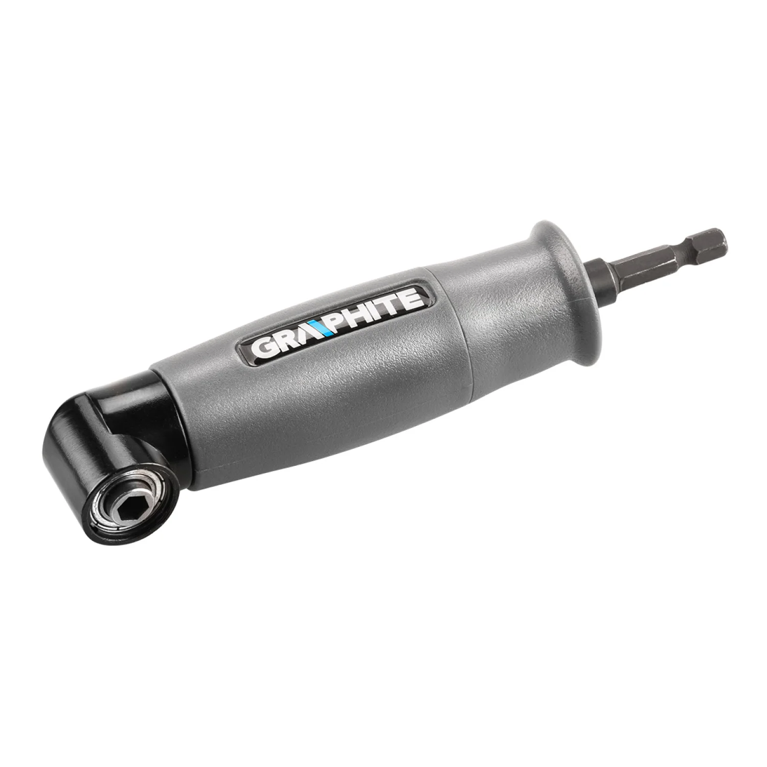 GRAPHITE Sarok adapter 90°, akkus fúrókhoz, 1/4”, 6.35mm, mágneses befogó, jobb és bal forgásirány