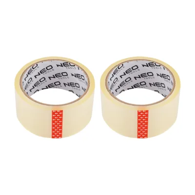 NEO Ragasztószalag PVC átlátszó, 48mm x 40m, 2db/cs festő- és burkolószerszám