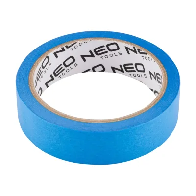 NEO Ragasztószalag festőszalag kék, papír, precíziós, időjárásálló, 14napig UV álló, nyílászárókhoz, 25mm x 25m festő- és burkolószerszám