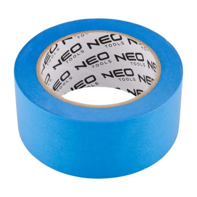 NEO Ragasztószalag festőszalag kék, papír, precíziós, időjárásálló, 14napig UV álló, nyílászárókhoz, 48mm x 50m festő- és burkolószerszám