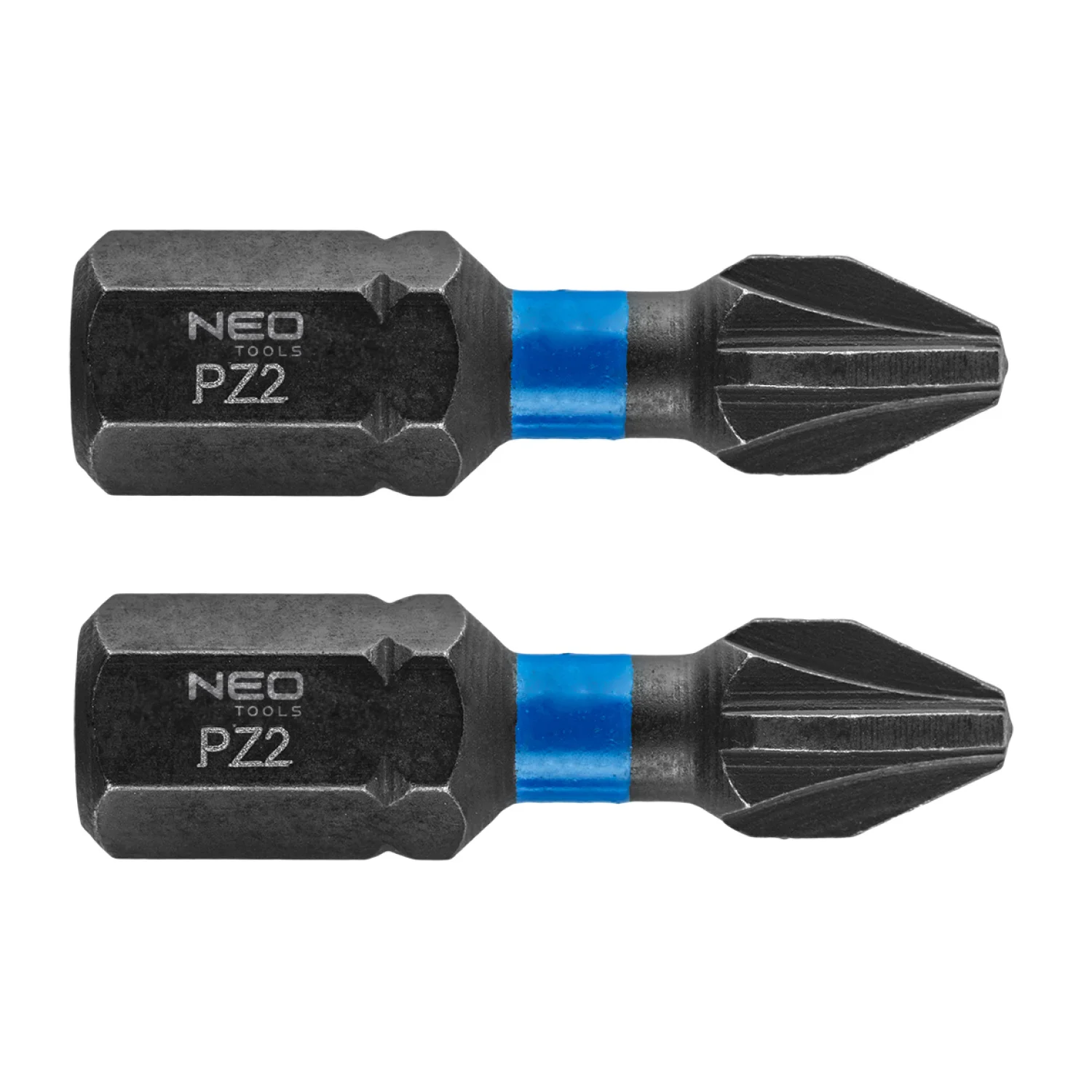 NEO Torziós ütvecsavarozó bit PZ2x25mm, 2db