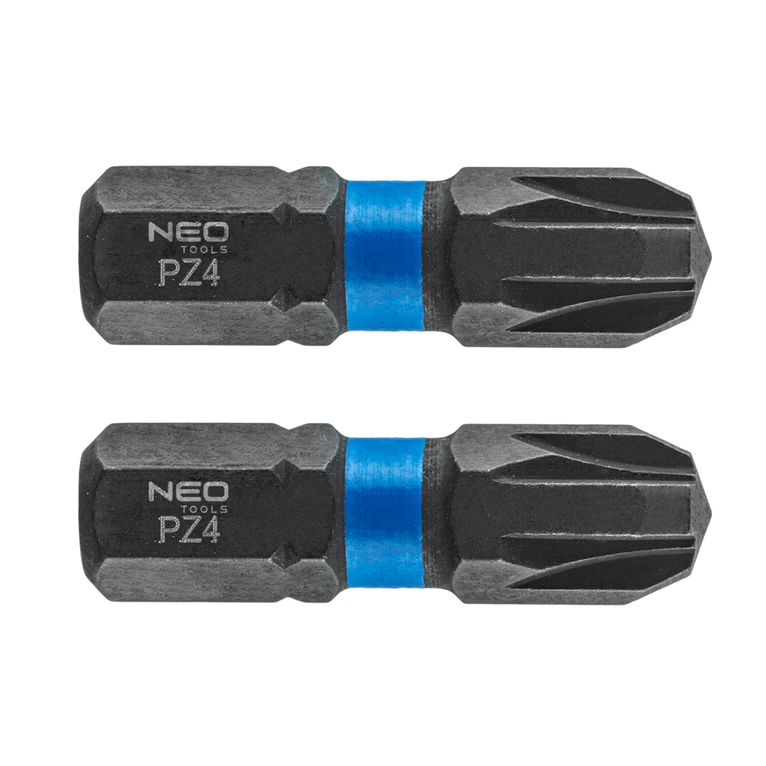 NEO Torziós ütvecsavarozó bit PZ4x25mm, 2db